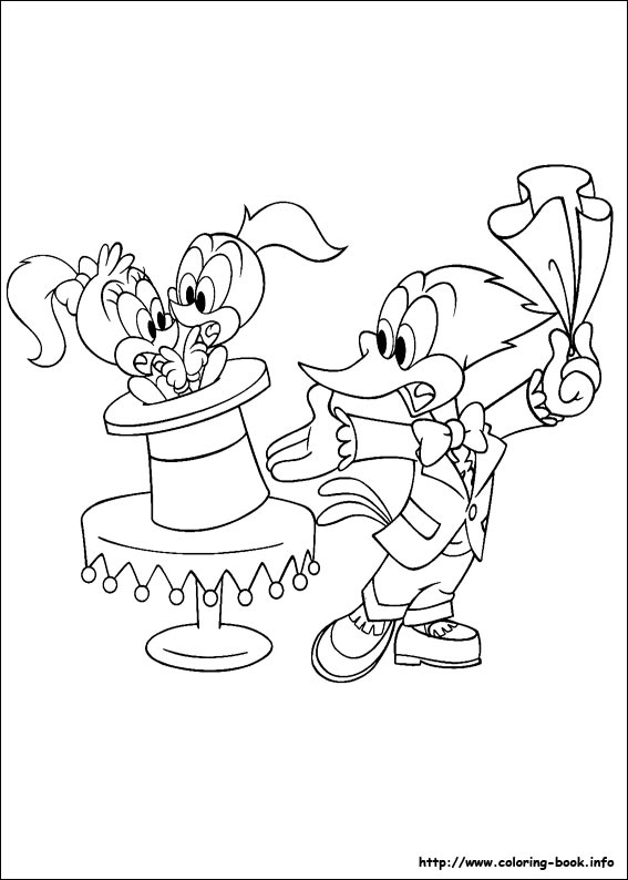 Woody Woodpecker kolorowanki